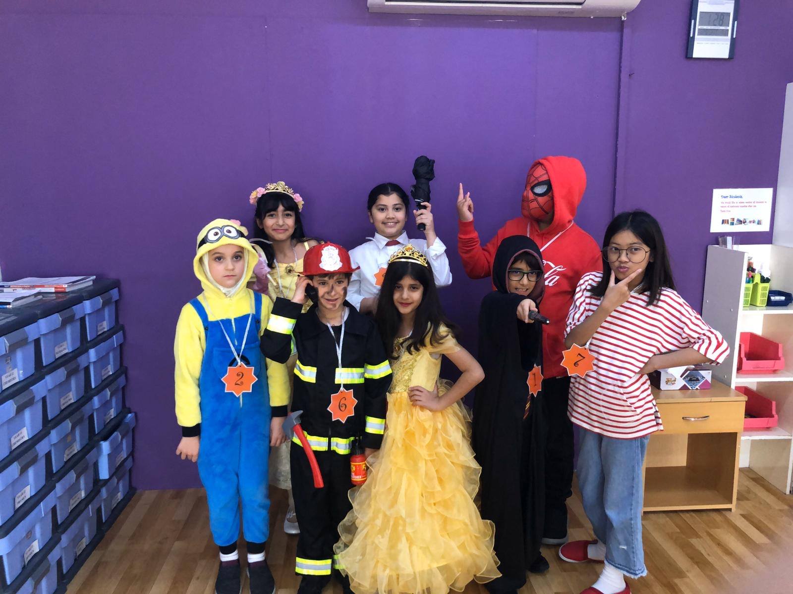 Students dressed as their favourite book characters